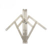 Paired Four-Bar Window Friction Stay with Ribbed Link Arms Paired Four-Bar Window Friction Stay with Ribbed Link Arms