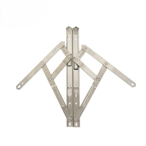 Paired Four-Bar Window Friction Stay with Ribbed Link Arms Paired Four-Bar Window Friction Stay with Ribbed Link Arms