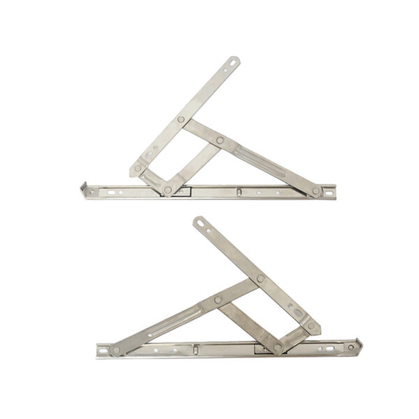 Paired Four-Bar Window Friction Stay with Ribbed Link Arms Paired Four-Bar Window Friction Stay with Ribbed Link Arms