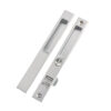 Paired-Plate Recessed Touch Lock with Slotted Turn Control