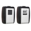 Protective-Cover Four-Dial Wall Mount Key Lock Box