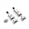 Push-Button Surface Slide Bolt with Crossbar Handle