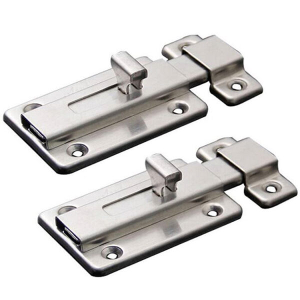 Raised-Knob Surface Slide Bolt Lock with Separate Keeper Raised-Knob Surface Slide Bolt Lock with Separate Keeper