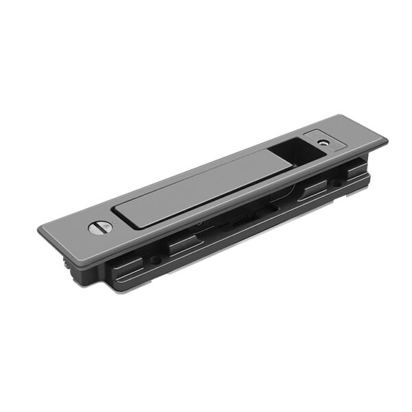 Recessed Folding-Paddle Window Latch with Slim Faceplate