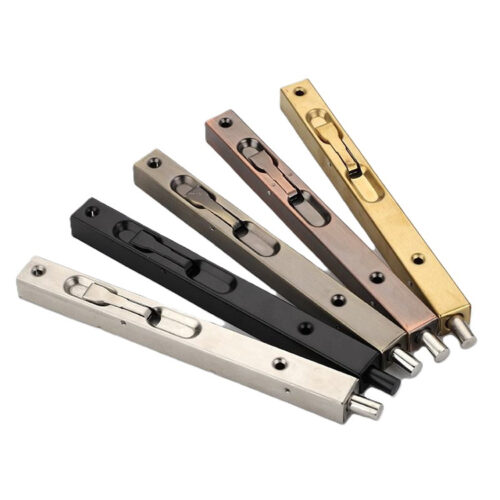 Recessed Lever Flush Bolt with Rectangular Faceplate for Double Doors Recessed Lever Flush Bolt with Rectangular Faceplate for Double Doors