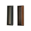 Recessed Sliding Pull Handle with Stitched Side Grip Insert Recessed Sliding Pull Handle with Stitched Side Grip Insert