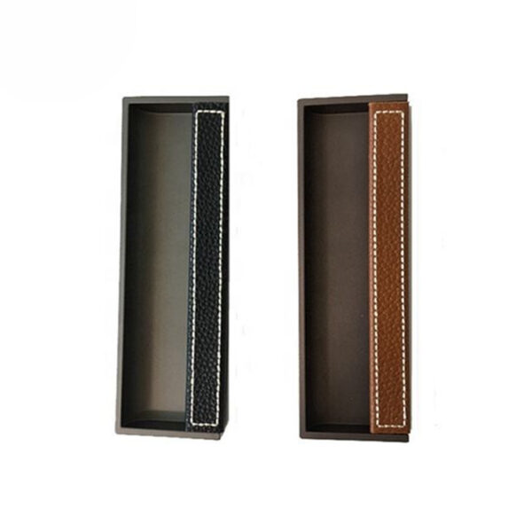 Recessed Sliding Pull Handle with Stitched Side Grip Insert Recessed Sliding Pull Handle with Stitched Side Grip Insert