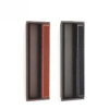 Recessed Sliding Pull Handle with Stitched Side Grip Insert Recessed Sliding Pull Handle with Stitched Side Grip Insert
