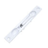 Recessed Thumb-Slide Casement Window Lock with Narrow Faceplate