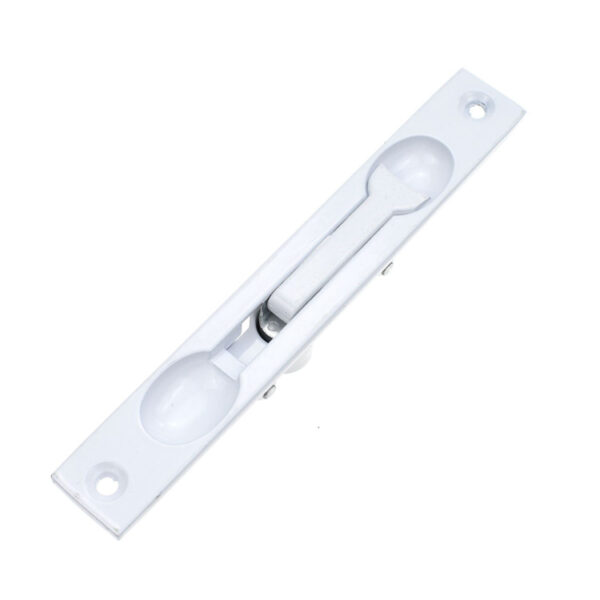 Recessed Thumb-Slide Casement Window Lock with Narrow Faceplate