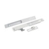 Recessed Touch Lock Set with Hook Latch and Separate Keeper