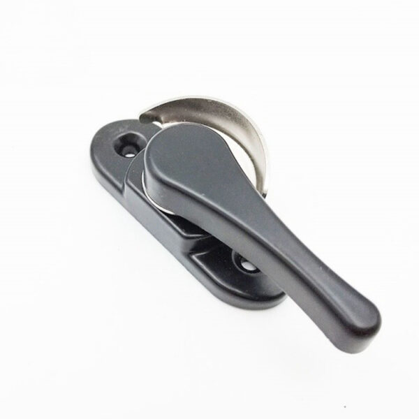 Ribbed Straight-Lever Window Sash Lock with Oval Base Ribbed Straight-Lever Window Sash Lock with Oval Base