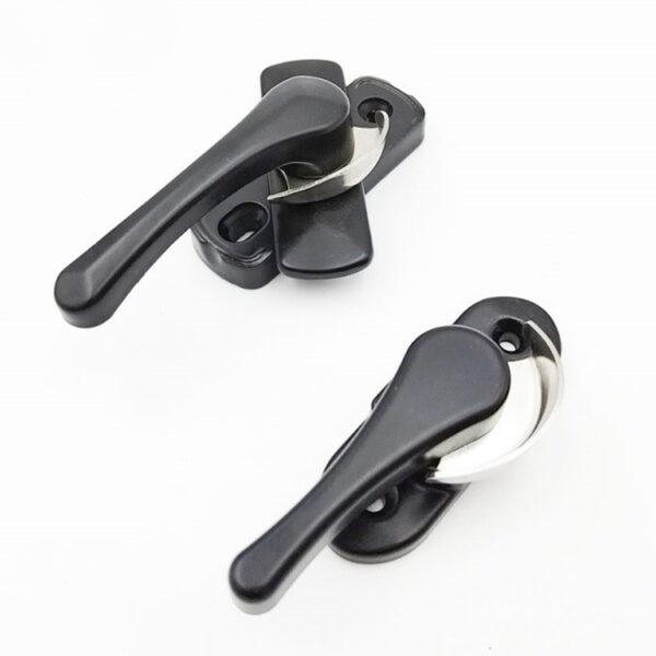 Ribbed Straight-Lever Window Sash Lock with Oval Base Ribbed Straight-Lever Window Sash Lock with Oval Base