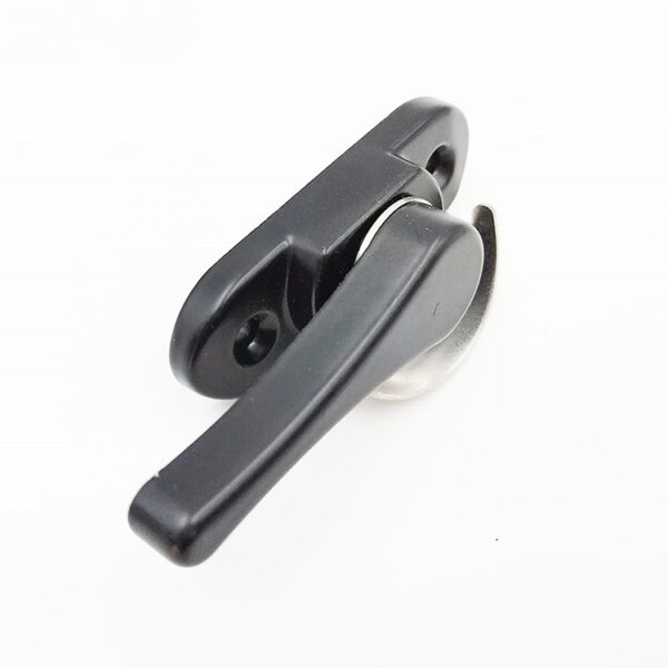 Ribbed Straight-Lever Window Sash Lock with Oval Base Ribbed Straight-Lever Window Sash Lock with Oval Base