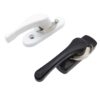 Ribbed Straight-Lever Window Sash Lock with Oval Base Ribbed Straight-Lever Window Sash Lock with Oval Base