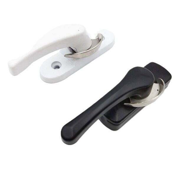 Ribbed Straight-Lever Window Sash Lock with Oval Base Ribbed Straight-Lever Window Sash Lock with Oval Base