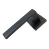 Right-Angle Rectangular Lever Door Handle on Square Rose Right-Angle Rectangular Lever Door Handle on Square Rose