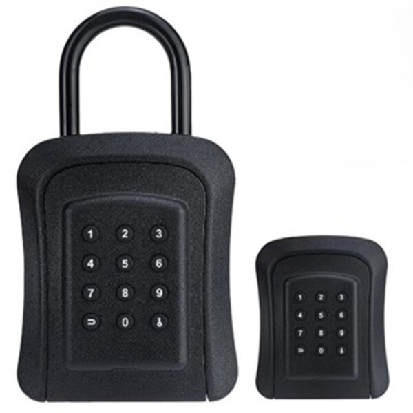 Rigid-Shackle Numeric Push-Button Key Lock Box