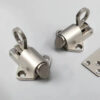 Ring-Pull Window Bolt Latch with Flat Strike Plate