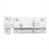 Round-Button Surface Slide Bolt with Wide Paddle Handle