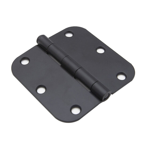 Rounded-Corner Butt Door Hinge with Six-Hole Pattern