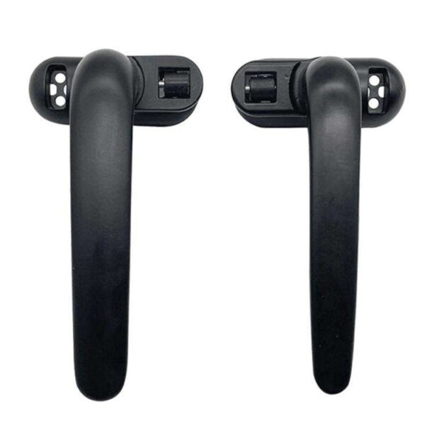 Rounded Lever Window Handle with Integrated Roller Catch Rounded Lever Window Handle with Integrated Roller Catch