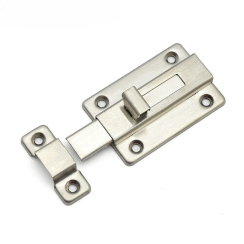 Short-Tab Surface Sliding Lock with Two-Lug Keeper