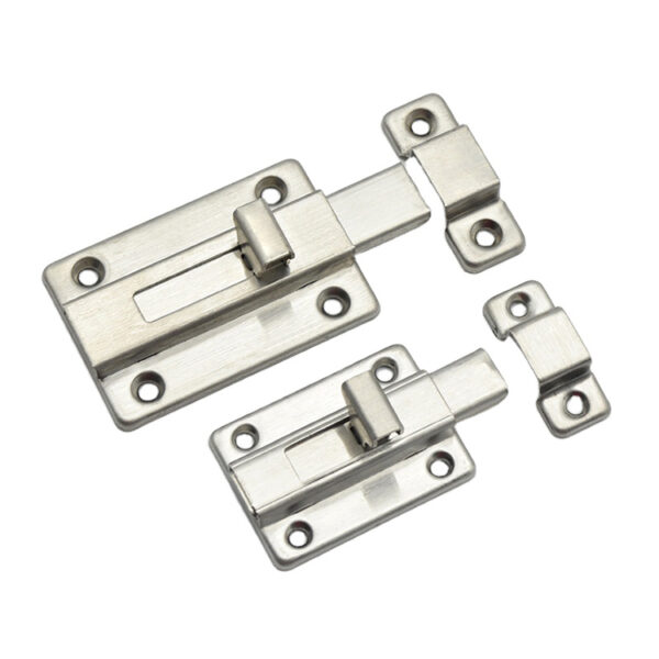 Short-Tab Surface Sliding Lock with Two-Lug Keeper