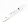 Silver Recessed Touch Lock with Twin Rear Engagement Tabs Silver Recessed Touch Lock with Twin Rear Engagement Tabs