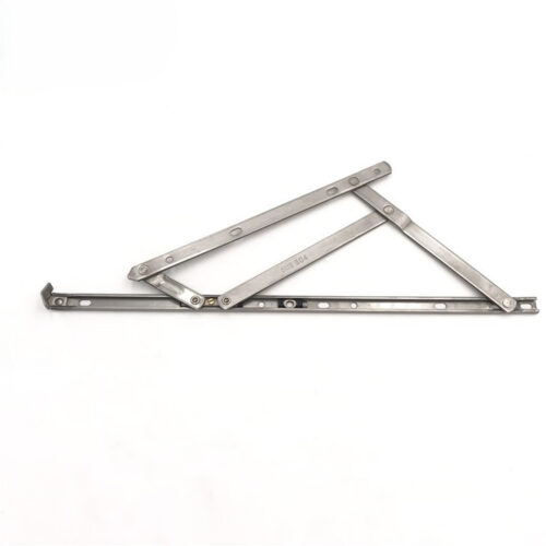 Slotted-Arm Window Friction Stay with Extended Guide Track Slotted-Arm Window Friction Stay with Extended Guide Track