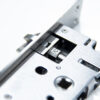 Split-Latch Multipoint Mortise Lock with Narrow Faceplate