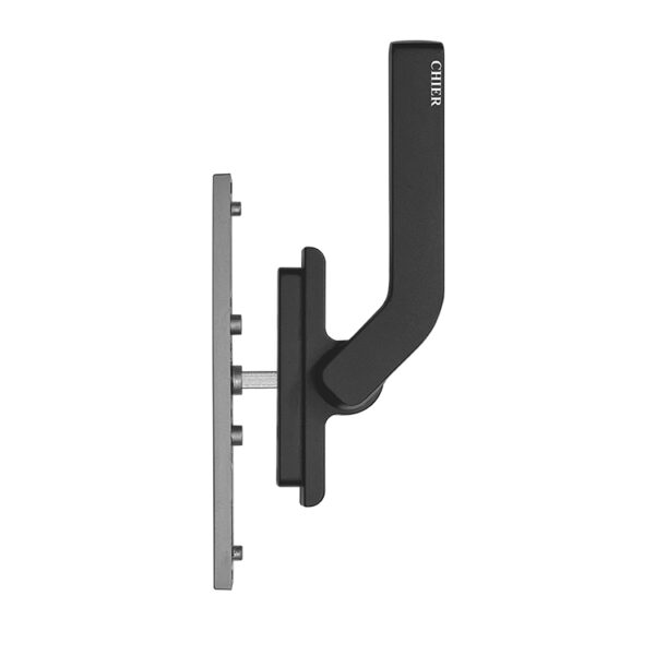 Square-Spindle Casement Window Handle with Slotted Connection Plate Square-Spindle Casement Window Handle with Slotted Connection Plate