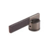 Stitched Textured-Grip Lever Door Handle with Cylindrical Rose