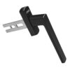 Straight-Lever Casement Window Handle with Slotted Flat Fork