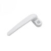 Straight Tapered Window Handle with Oval Base and Keeper