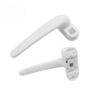 Straight Tapered Window Handle with Oval Base and Keeper