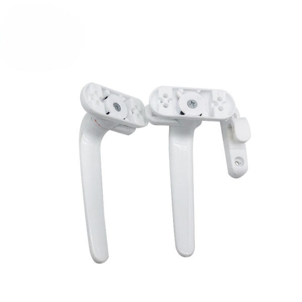 Straight Tapered Window Handle with Oval Base and Keeper