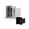 Surface-Mounted Push Paddle Door Latch with Wide Press Plate