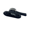 Tapered-Lever Window Sash Lock with Internal Coil Spring