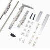Tilt-and-Slide Door Hardware Kit with Twin Roller Carriages