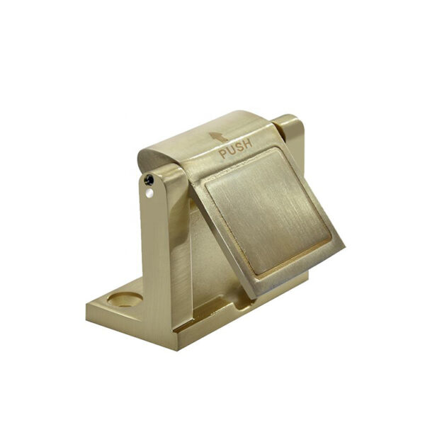 Two-Piece Push Paddle Door Latch with Angled Bracket Set Two-Piece Push Paddle Door Latch with Angled Bracket Set