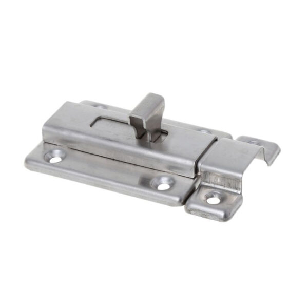 Wide T-Tab Surface Slide Bolt Lock with Low-Profile Keeper Wide T-Tab Surface Slide Bolt Lock with Low-Profile Keeper
