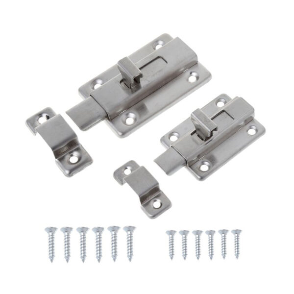 Wide T-Tab Surface Slide Bolt Lock with Low-Profile Keeper Wide T-Tab Surface Slide Bolt Lock with Low-Profile Keeper